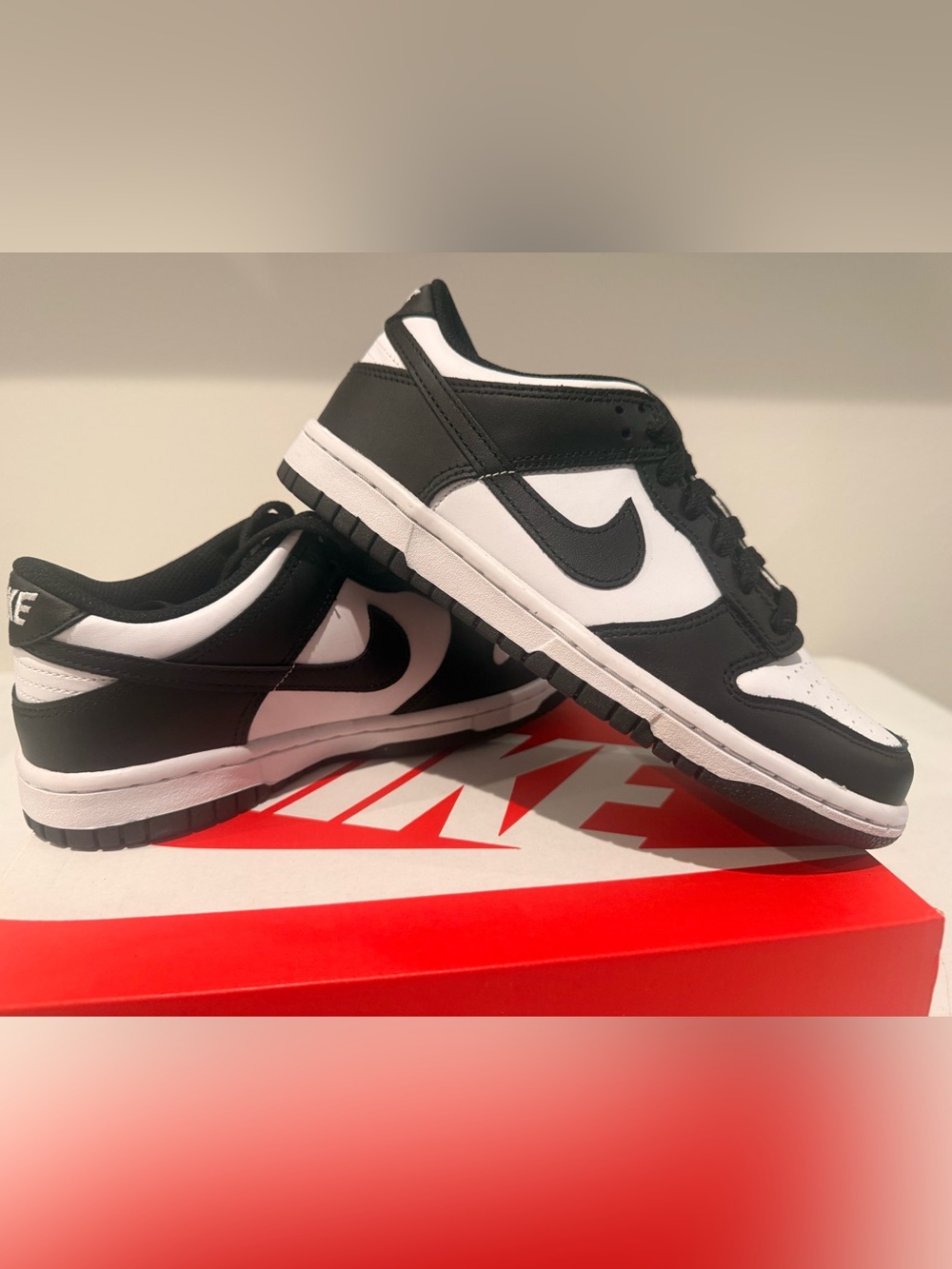 Nike Dunk Low (GS) Panda (Black/White) Low-Top Sneakers US 5Y